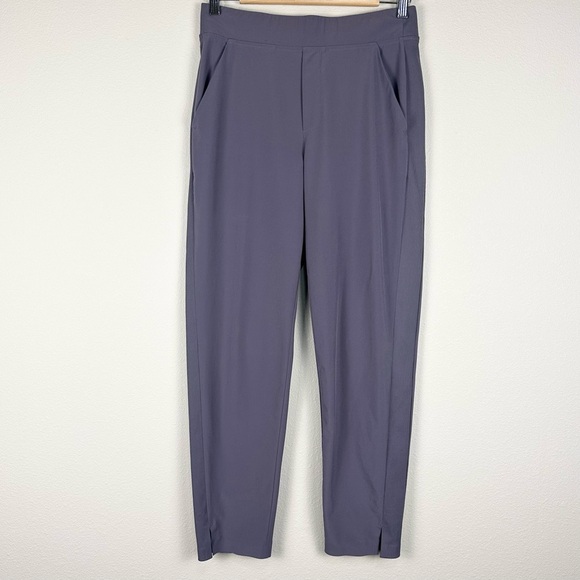 Athleta Brooklyn Mid Rise Pull On Ankle Pants Dusk Violet EUC Size 2 - Picture 7 of 9